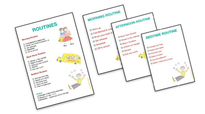 Ultimate Routines Charts & Checklists Pack for Everyday Habits and Family Culture