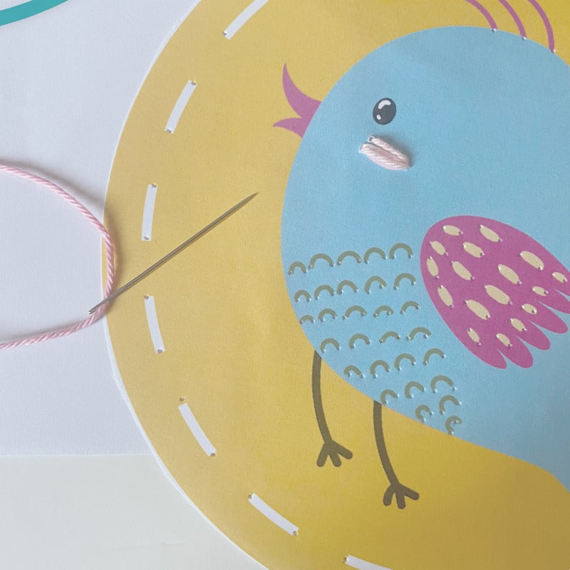 Sew a Birdie - Lacing Cards